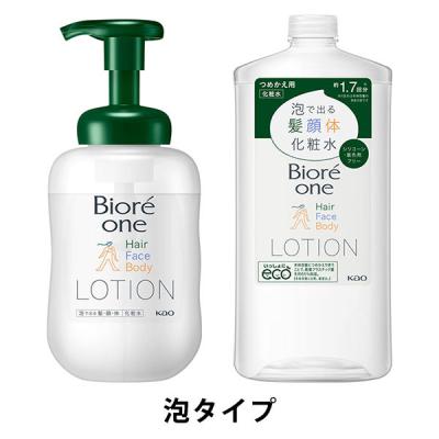 LOHACO - ビオレ one 泡で出る化粧水 髪・顔・体 ボディ