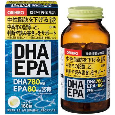 オリヒロ DHA EPA 30日分 180粒 【機能性表示食品】 サプリメント