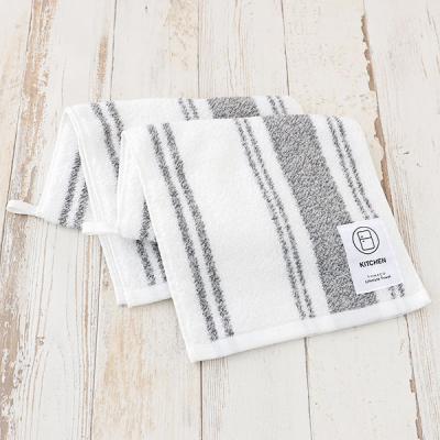 今治タオル キッチン用タオル ロハコ限定 LOHACO lifestyle towel グレー 約22cm×70cm 2枚 オリジナル