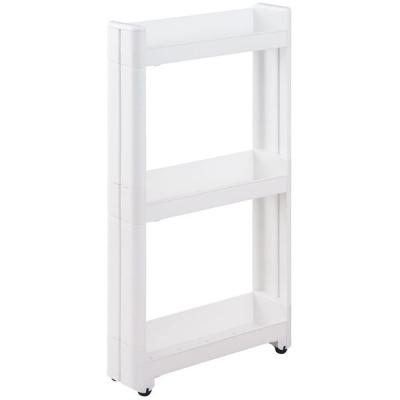 LOHACO - 無印良品 ポリプロピレン組立式ワゴン キャスター付 3段 幅29