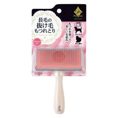 LOHACO - ソフトスリッカーブラシ M 犬猫用 プレシャンテ ペティオ