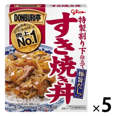 LOHACO - グリコ DONBURI亭3食パック牛丼 120g 1セット（6食）