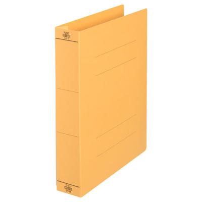 プラス　フラットファイル厚とじ500　A4タテ　イエロー　黄色　10冊　No.021SW　87987