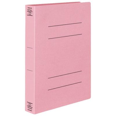 コクヨ（KOKUYO） フラットファイルX（スーパーワイド） A4タテ 2穴 約400枚収容 厚とじ ピンク 10冊 フ-X10P