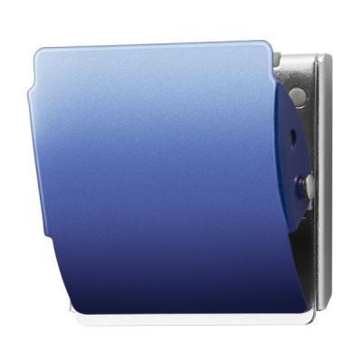 プラス　マグネットクリップ　ホールド.　ブルー　L　80401　1箱（10個入）