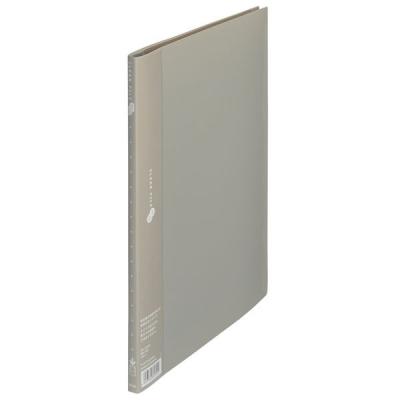 プラス スーパーエコノミークリアーファイル A4タテ 10ポケット グレー 固定式 30冊 FC-121EL 88410