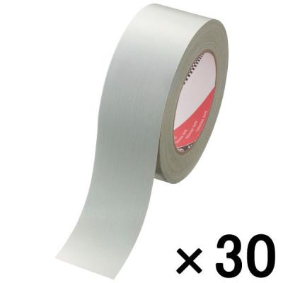 【ガムテープ】 布粘着テープ No.145 0.31mm厚 幅50mm×長さ25m シルバー（銀） オリーブテープ 寺岡製作所 1箱（30巻入）