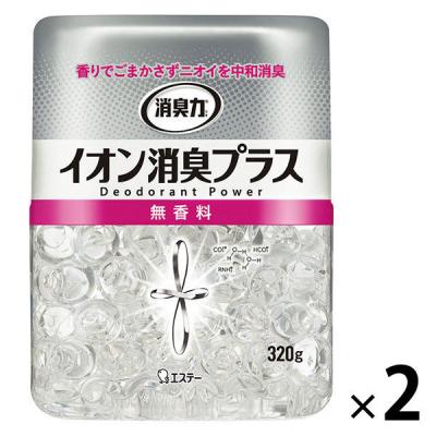 消臭力 イオン消臭プラス 消臭剤 無香料 本体 320g 2個 エステー