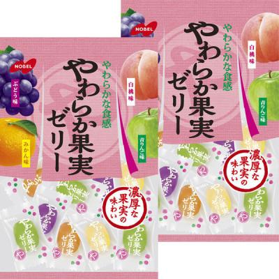 ノーベル製菓 やわらか果実ゼリー　2個