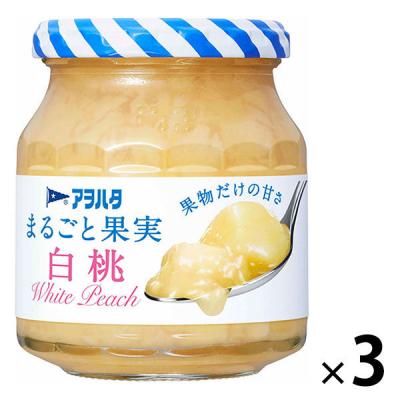 アヲハタ まるごと果実 白桃 250g 1セット（3個）