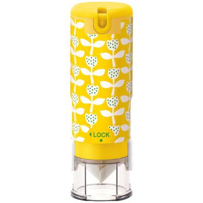 シャチハタ キャップレス9アスクル限定デザインドッティチューリップ（メールオーダー式） 浸透印  オリジナル