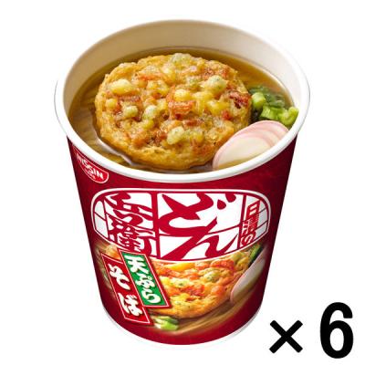 日清食品 日清タテ型どん兵衛 天ぷらそば カップ麺 カップそば 1セット（6食）