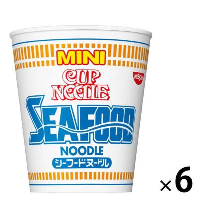日清食品 カップヌードル　シーフードヌードル ミニ 38g カップ麺ミニ カップラーメン 1セット（6食）