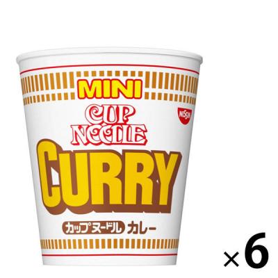 日清食品 カップヌードル カレー ミニ 43g カップ麺ミニ カップラーメン カップスープ 1セット（6食）