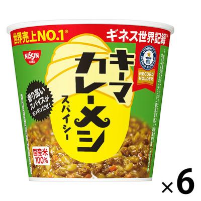 日清食品 日清キーマカレーメシ スパイシー 1セット（1個×6） カップライス カップご飯