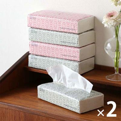 ティッシュペーパー 150組 ロハコオリジナルソフトパックティッシュ フィオナ オリジナル　1セット（10個：5個入×2パック） オリジナル