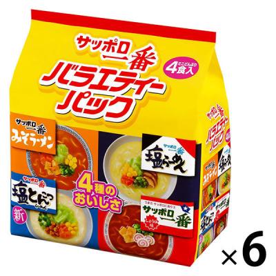 LOHACO - サッポロ一番ミニどんぶりバラエティーパック 1箱（24食：4食