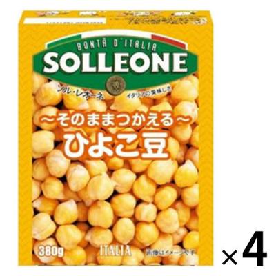 ソル・レオーネ ひよこ豆（水煮） 1セット（1個（380g）×4）　イタリアン　食材