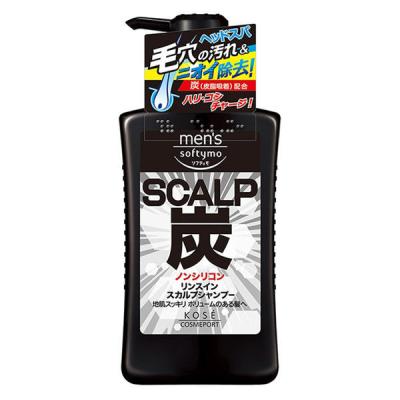 メンズソフティモ リンスイン スカルプシャンプー 炭 本体 550ml 男性 コーセーコスメポート