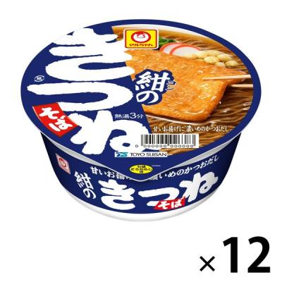 LOHACO - 東洋水産 マルちゃん 紺のきつねそば 1セット（12個）和風