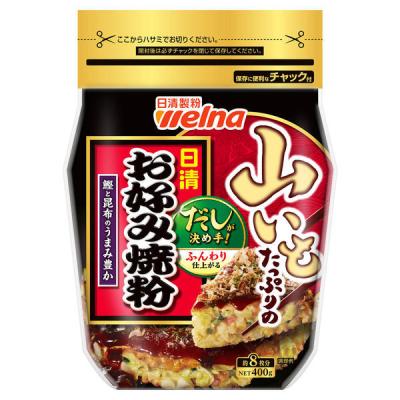 日清製粉ウェルナ 日清 山いもたっぷりのお好み焼粉 (400g) ×1個