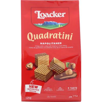 Loacker（ロアカー） クワドラティーニ ナポリタン 1袋 ウェハース 輸入菓子