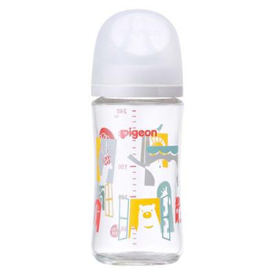 ピジョン 母乳実感ガラス 240ml（Zoo） 哺乳瓶