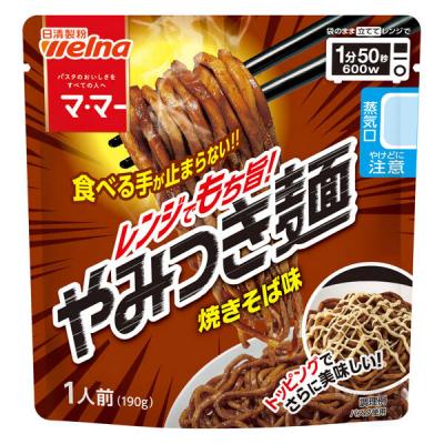 マ・マー レンジでもち旨！ やみつき麺　焼きそば味　1袋（190g）