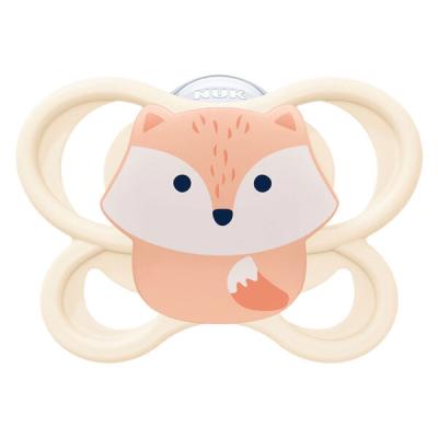 NUK おしゃぶりエア（ケース付き） 0ー6カ月用 きつね 1セット（1個×3） ダッドウェイ