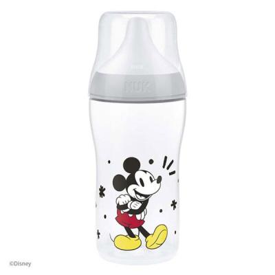 NUK 哺乳瓶 パーフェクトマッチほ乳びん（プラスチック製） 260ml ミッキー 1個 ダッドウェイ