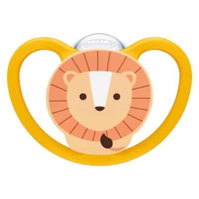 NUK おしゃぶりエア（ケース付き） 6ー18カ月用 ライオン 1個 ダッドウェイ