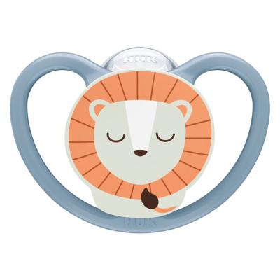 NUK おしゃぶりエアナイト（ケース付き） 6ー18カ月用 ライオン 1個 ダッドウェイ