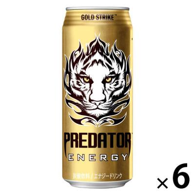 アサヒ飲料 プレデターエナジー 500ml 1セット(6缶)