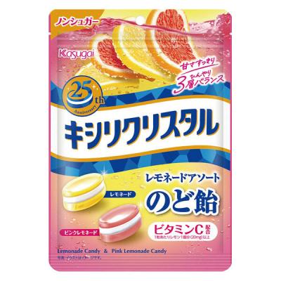 キシリクリスタル　レモネードアソートのど飴 1個  春日井製菓