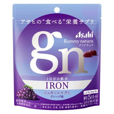 グミナチュラ　鉄　グレープ味（約5日分）　1袋