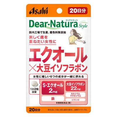 ディアナチュラスタイル　エクオール×大豆イソフラボン（20日分）　1袋（40粒）　サプリメント