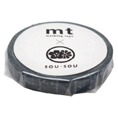 【アウトレット】【Goエシカル】訳あり カモ井加工紙 mt×SOUSOU 花市松 MTSOU02 幅7mm×長さ7m 1個