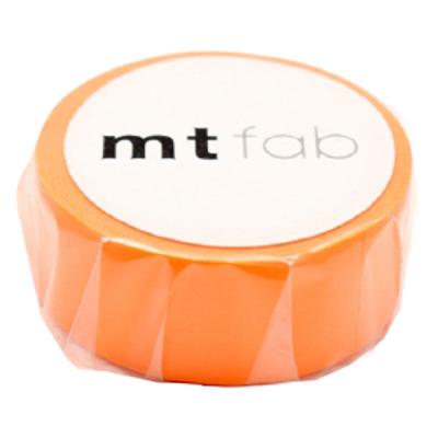 【アウトレット】【Goエシカル】訳あり カモ井加工紙 mt fab 蛍光オレンジ MTFC1P03 幅15mm×長さ5m 1個