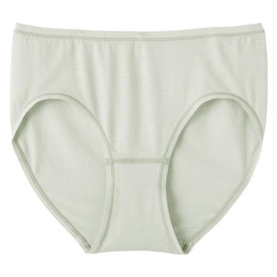 無印良品 婦人　なめらかミディショーツ Ｓ ライトグリーン  良品計画