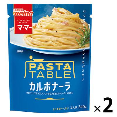 LOHACO - 日清製粉ウェルナ マ・マー パスタテーブル カルボナーラ