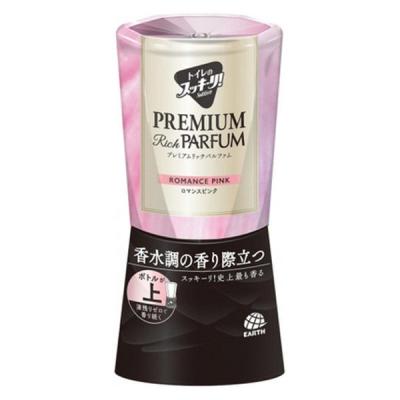消臭剤 芳香剤 トイレのスッキーリ Sukki-ri プレミアムリッチパルファム ロマンスピンク 400ml 1個 アース製薬
