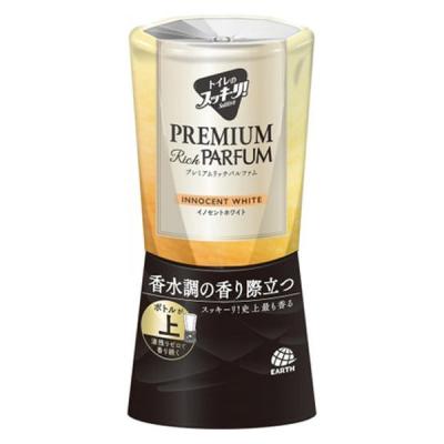 トイレのスッキーリ 置き型 プレミアムリッチパルファム イノセントホワイト 400ml 1個 消臭剤 芳香剤 アース製薬