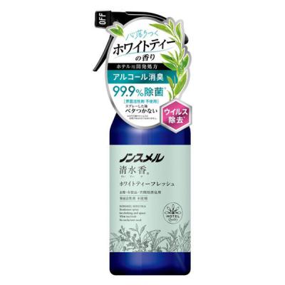 ノンスメル清水香 衣類・布製品・空間用スプレー ホワイトティーフレッシュの香り 本体 400ml 1本 白元アース