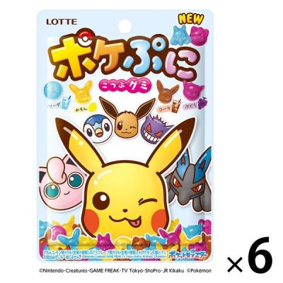 LOHACO - ポケぷに 6個 ロッテ グミ ポケモン