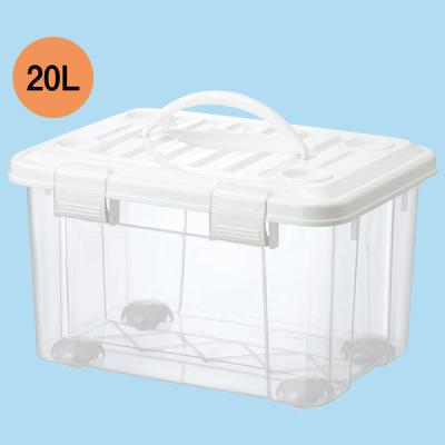 LOHACO - 【折りたたみコンテナ】 エコン カラーオリコンふた一体型20L
