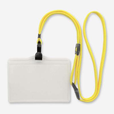 ストラップ付名札 チャックなし イエロー 5組 HEROES  オリジナル