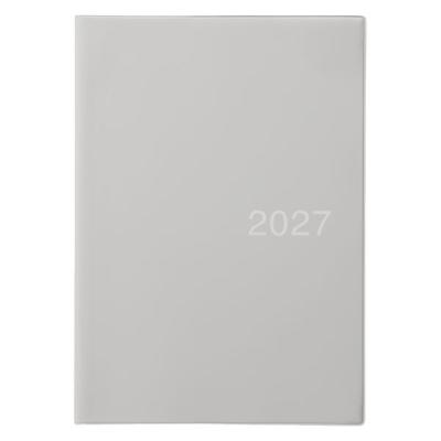 無印良品 月曜始まりマンスリー ウィークリースケジュール帳　２０２６年１２月始まり Ｂ５　グレー　六輝 祝日 月齢なし  良品計画