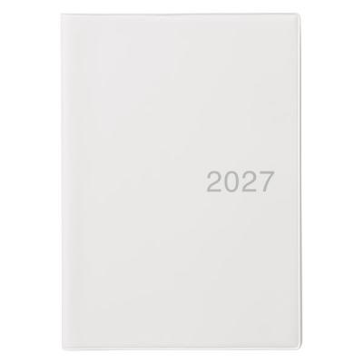 無印良品 月曜始まりマンスリー ウィークリースケジュール帳　２０２６年１２月始まり Ａ５　ホワイトグレー  良品計画