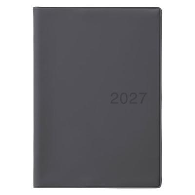 無印良品 月曜始まりマンスリー ウィークリースケジュール帳　２０２６年１２月始まり Ｂ６　ダークグレー  良品計画