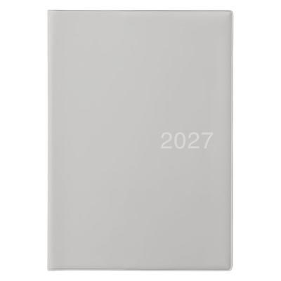 無印良品 月曜始まりマンスリー ウィークリースケジュール帳　２０２６年１２月始まり Ａ５　グレー　六輝 祝日 月齢なし  良品計画